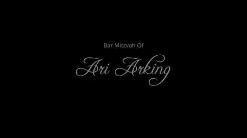 Bar Mitzvah of Ari Arking